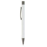 Sorrento Velvet-Touch Aluminum Pen - White Sorrento Velvet-Touch Aluminum Pen - White