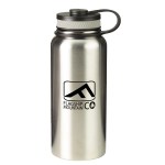 27 Oz. Rainier Stainless Steel Bottle - Stainless Steel Silver 27 Oz. Rainier Stainless Steel Bottle - Stainless Steel Silver