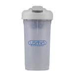 24 Oz. USA Sport Shaker Bottle - Clear/White 24 Oz. USA Sport Shaker Bottle - Clear/White
