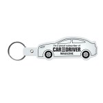 Car Flexible Key Tag - Translucent Frost White Car Flexible Key Tag - Translucent Frost White