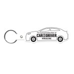Car Flexible Key Tag - White Car Flexible Key Tag - White