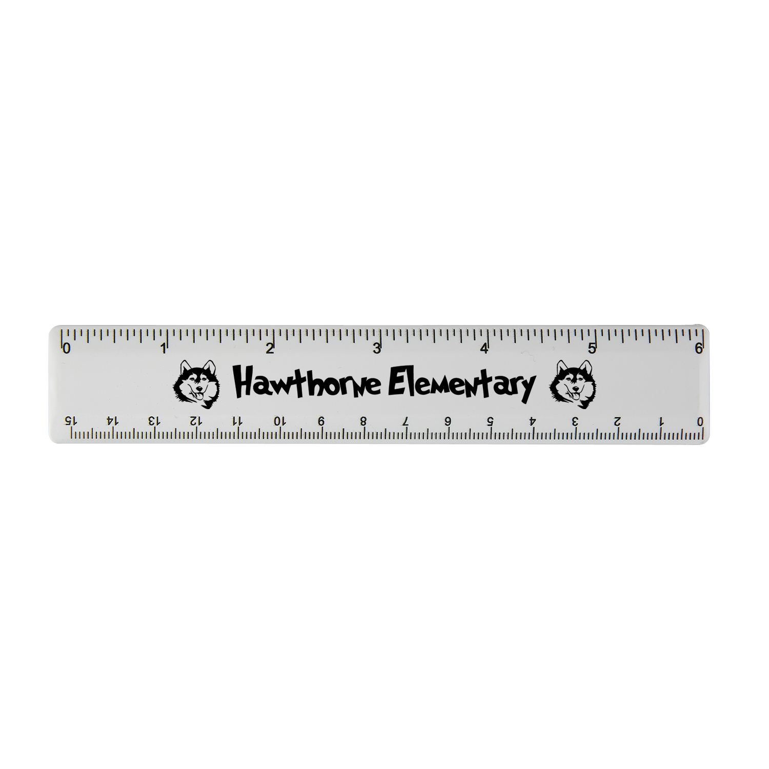 6" Plastic Ruler 1
