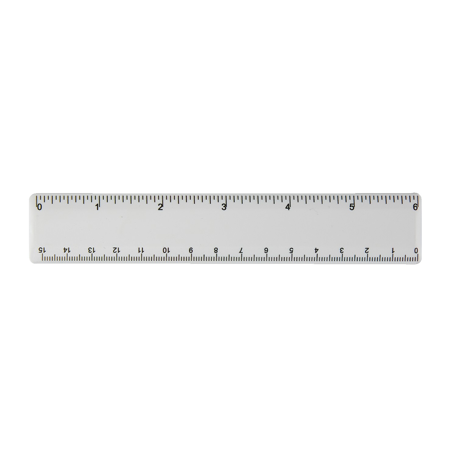 6" Plastic Ruler 1