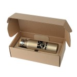 21 Oz. Breckenridge Stainless Steel Bottle w/Gift Box - Gold 21 Oz. Breckenridge Stainless Steel Bottle w/Gift Box - Gold