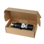 21 Oz. Breckenridge Stainless Steel Bottle w/Gift Box - Black 21 Oz. Breckenridge Stainless Steel Bottle w/Gift Box - Black