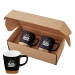 11 Oz. Ceramic Mugs w/Removable Bamboo Coaster Gift Set 1 11 Oz. Ceramic Mugs w/Removable Bamboo Coaster Gift Set 1