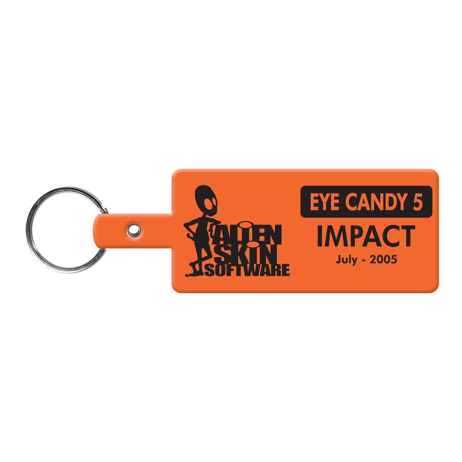 Rectangle Flexible Key Tag 1