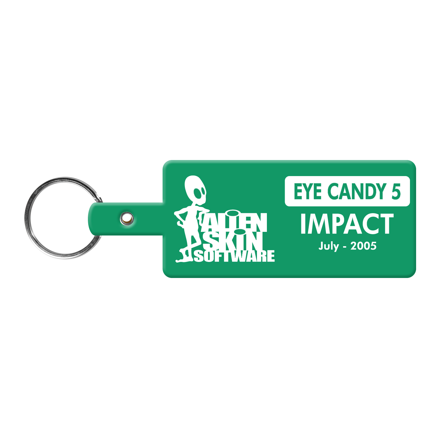 Rectangle Flexible Key Tag 1