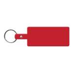 Rectangle Flexible Key Tag - Red Rectangle Flexible Key Tag - Red