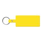 Rectangle Flexible Key Tag - Yellow Rectangle Flexible Key Tag - Yellow