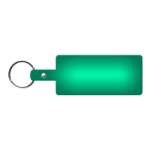 Rectangle Flexible Key Tag - Translucent Green Rectangle Flexible Key Tag - Translucent Green