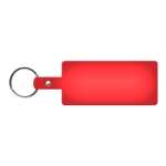Rectangle Flexible Key Tag - Translucent Red Rectangle Flexible Key Tag - Translucent Red