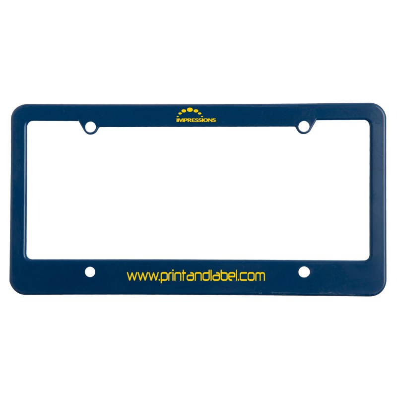 License Plate Frame w/ 4 Holes & Straight Bottom 1 License Plate Frame w/ 4 Holes & Straight Bottom 1