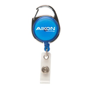 Badge Reel with Carabiner 1 Badge Reel with Carabiner 1