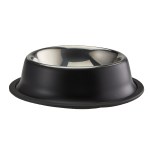 Medium Stainless Steel Pet Bowl - Black Medium Stainless Steel Pet Bowl - Black