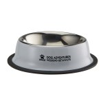 Medium Stainless Steel Pet Bowl - White Medium Stainless Steel Pet Bowl - White