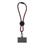 Phone Holder Wristlet w/Recycled RPET Cord - Red Phone Holder Wristlet w/Recycled RPET Cord - Red