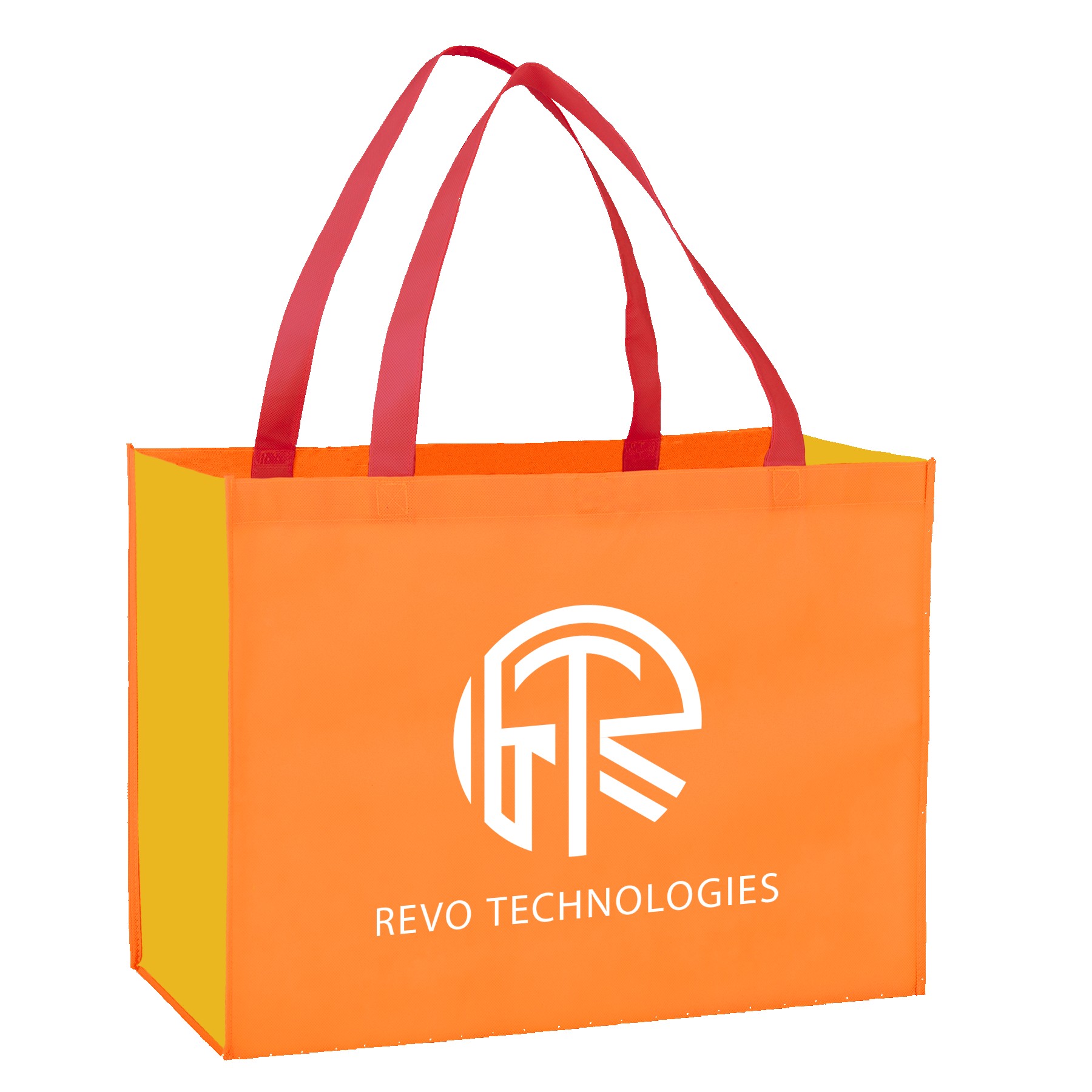 Color Combination Non-Woven Shopping Tote Bag 1