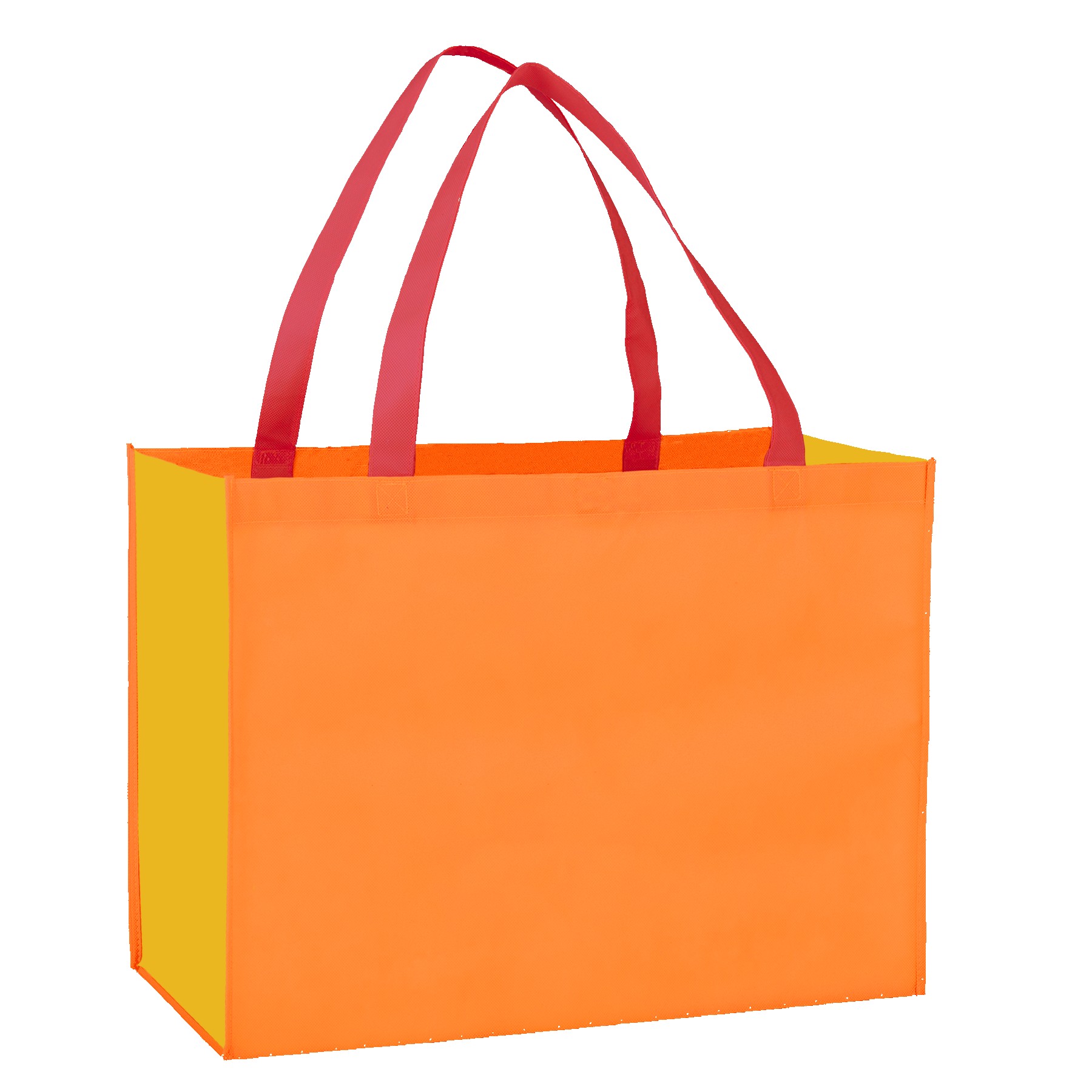 Color Combination Non-Woven Shopping Tote Bag 1