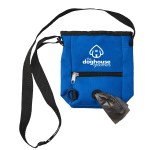 3-in-1 Pet Treat Carrier with Disposable Poop Bags - Blue 3-in-1 Pet Treat Carrier with Disposable Poop Bags - Blue