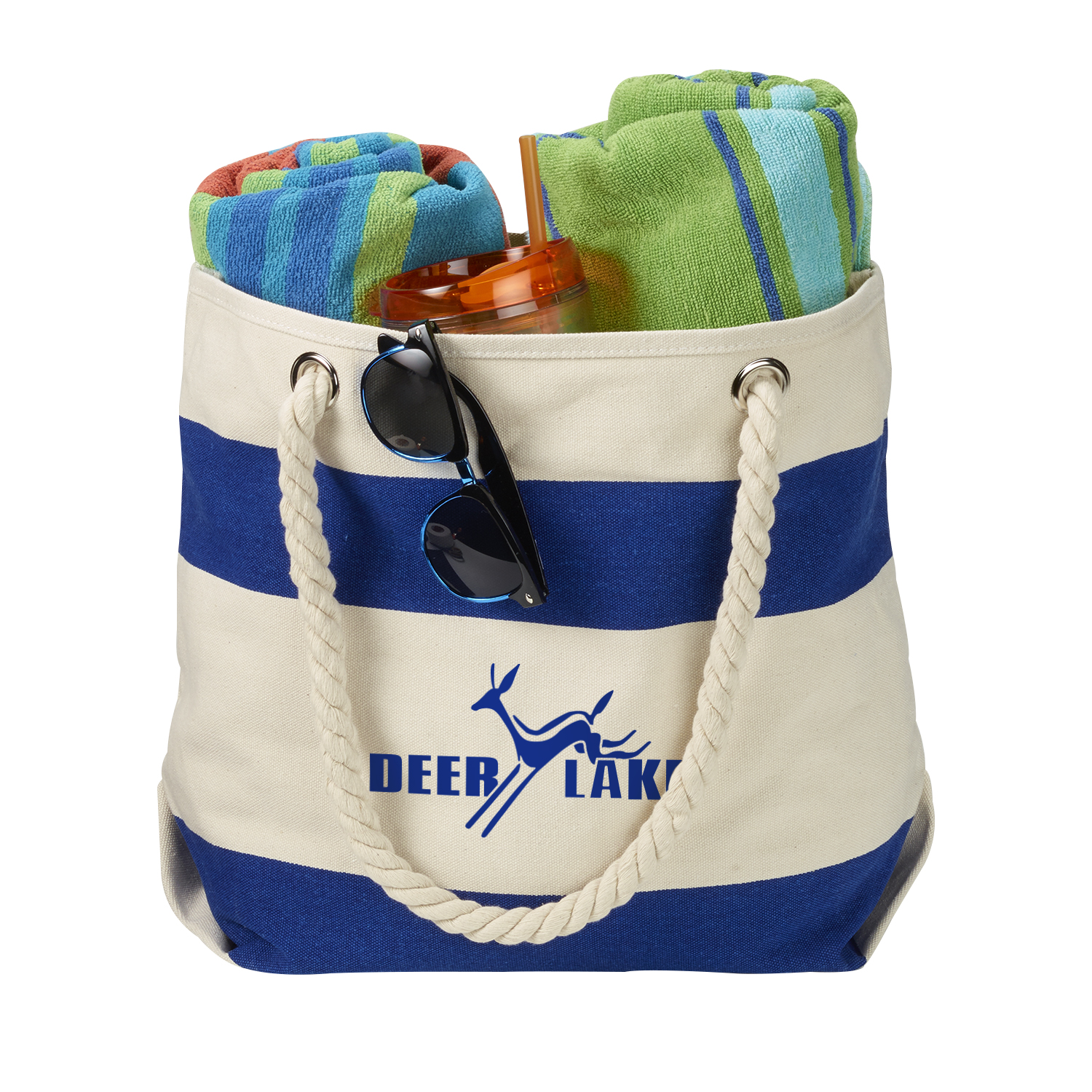16 Oz. Portsmouth Cotton Canvas Beach Tote 1