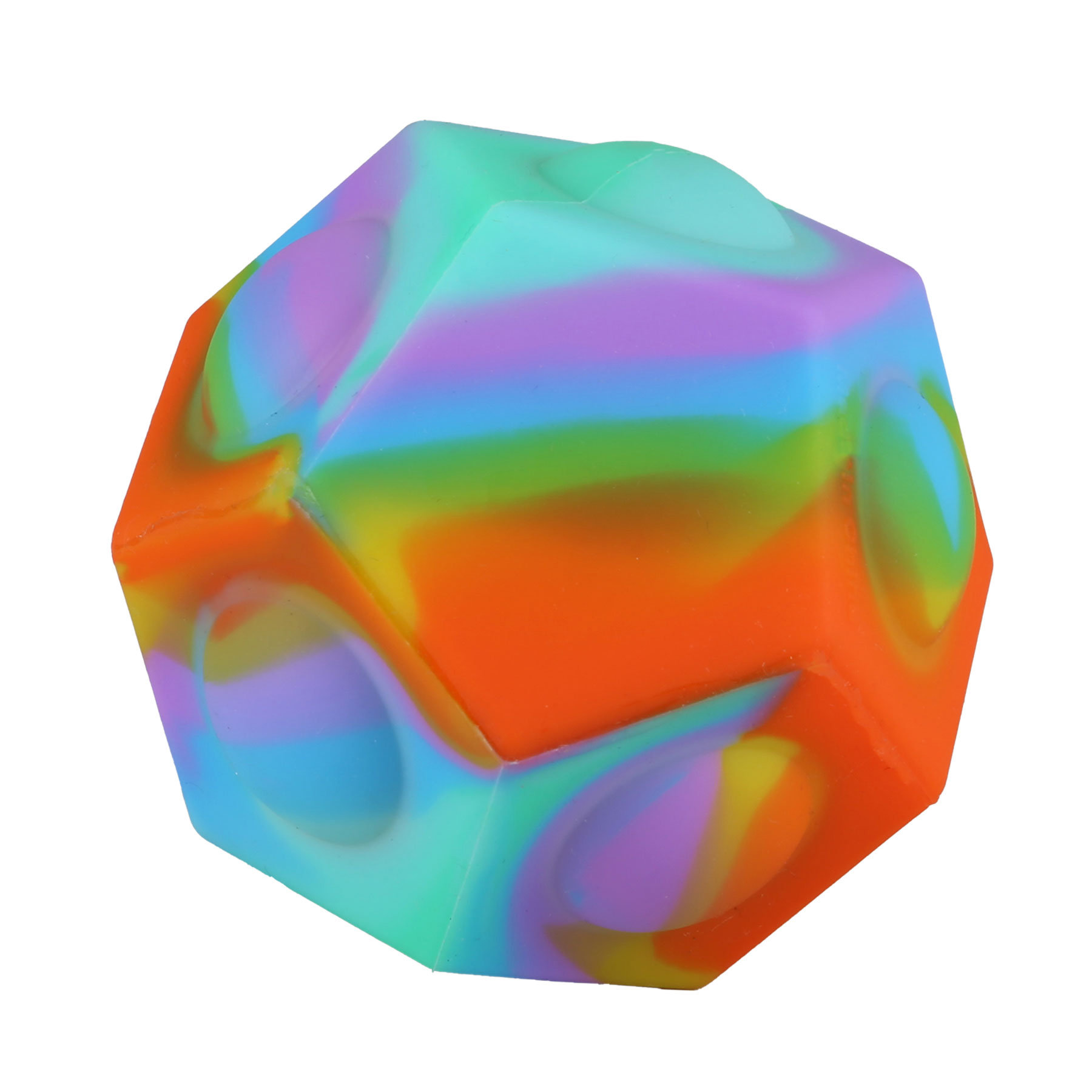 Silicone Pop-it™ Geo Stress Ball 1