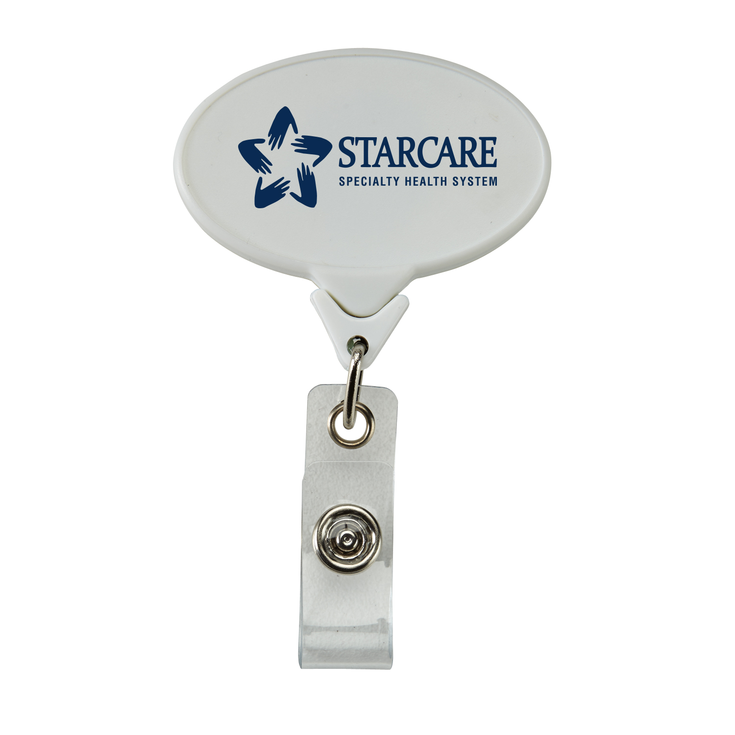Oval Badge Reel Secure-A-Badge™ 1