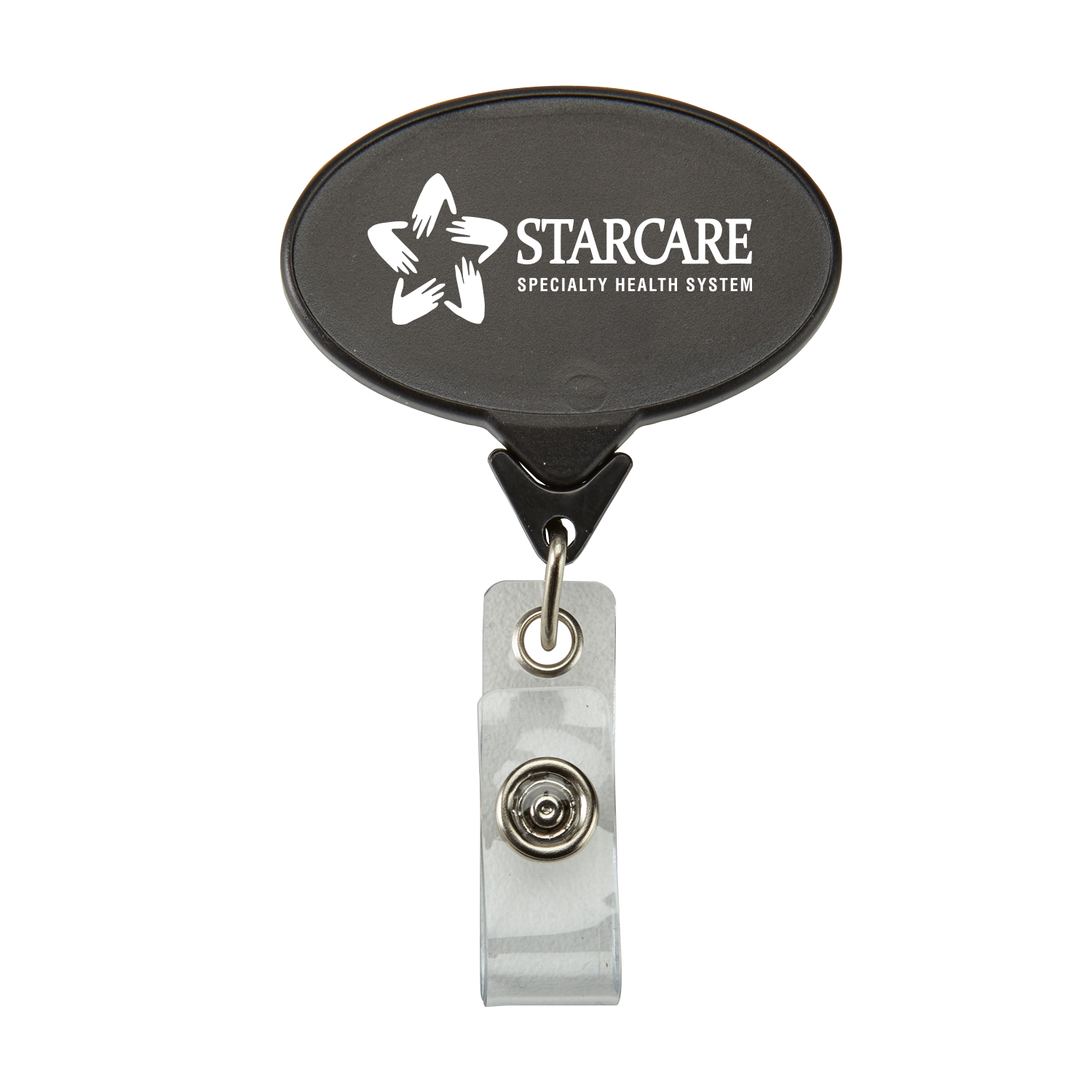 Oval Badge Reel Secure-A-Badge™ 1