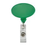 Oval Badge Reel Secure-A-Badge™ - Green Oval Badge Reel Secure-A-Badge™ - Green