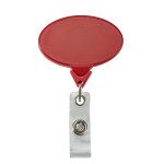 Oval Badge Reel Secure-A-Badge™ - Red Oval Badge Reel Secure-A-Badge™ - Red