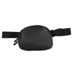 Over-The-Shoulder Bag - RPET Ripstop - Metallic Black Blank Front Over-The-Shoulder Bag - RPET Ripstop - Metallic Black Blank Front