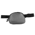 Over-The-Shoulder Bag - RPET Ripstop - Metallic Silver Blank Front Over-The-Shoulder Bag - RPET Ripstop - Metallic Silver Blank Front