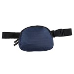 Over-The-Shoulder Bag - RPET Ripstop - Metallic Dark Blue Blank Front Over-The-Shoulder Bag - RPET Ripstop - Metallic Dark Blue Blank Front