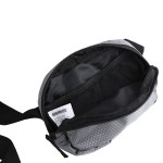 Over-The-Shoulder Bag - RPET Ripstop - Metallic Silver Blank Open View Over-The-Shoulder Bag - RPET Ripstop - Metallic Silver Blank Open View
