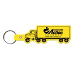 Truck Flexible Key Tag - Yellow Truck Flexible Key Tag - Yellow