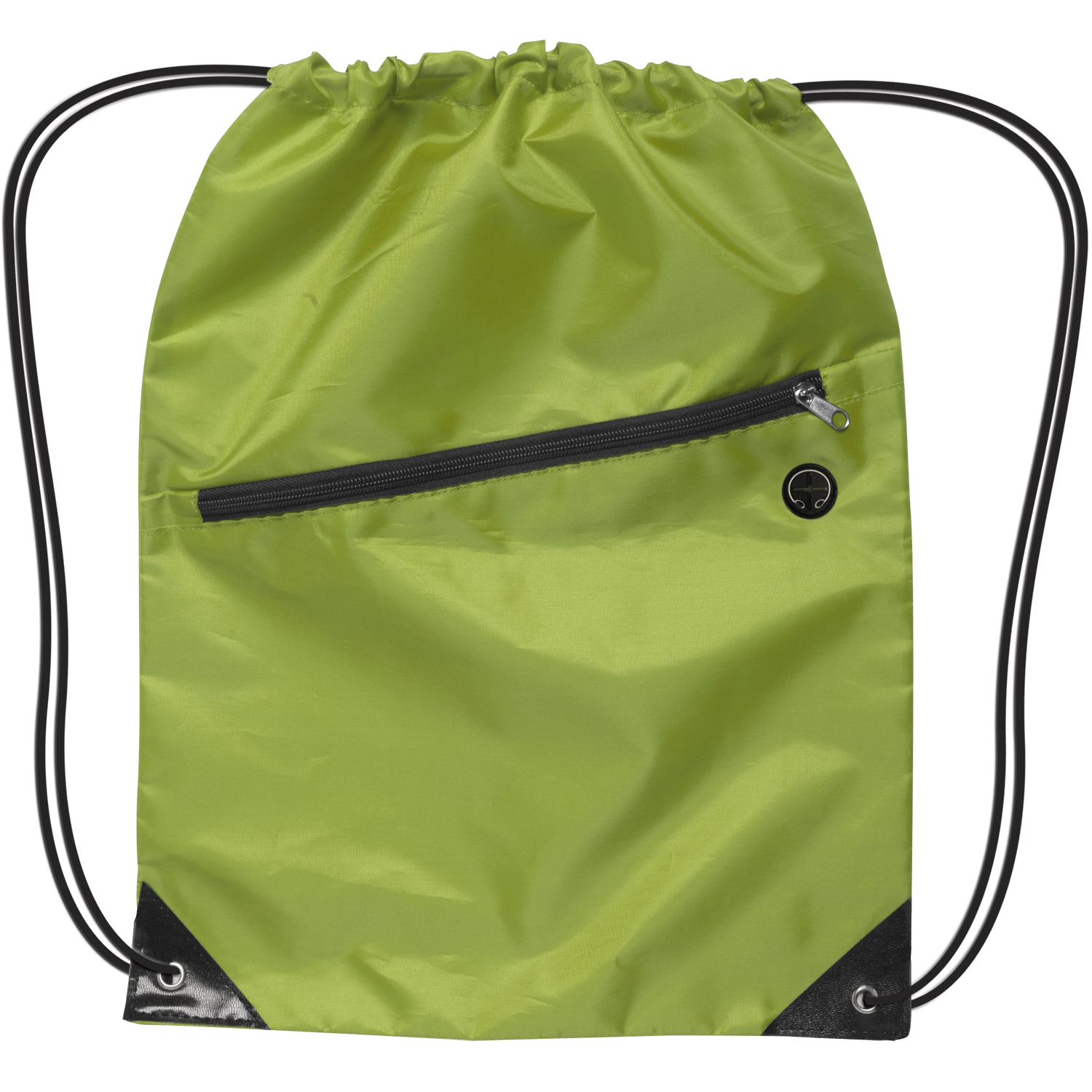 Drawstring Backpack w/ Zipper 1