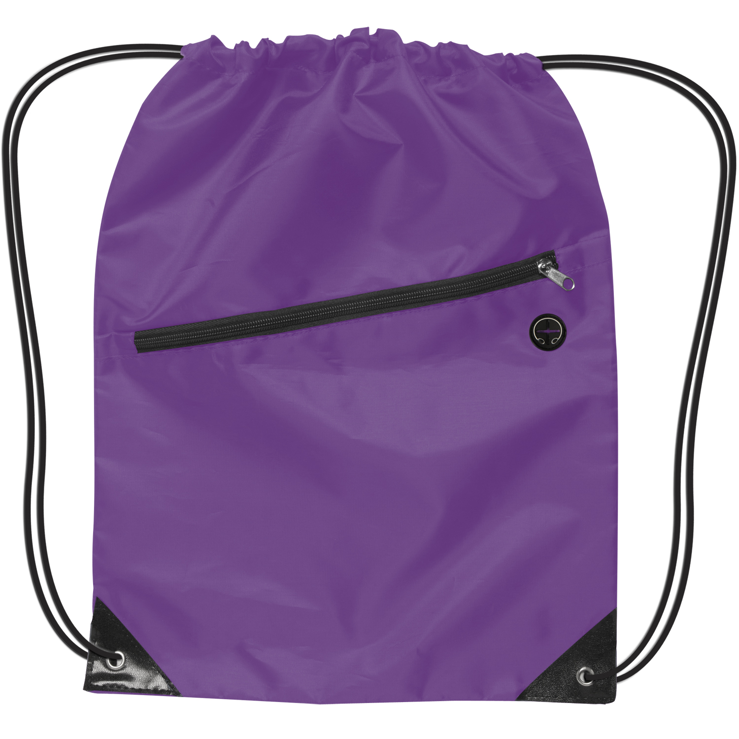 Drawstring Backpack w/ Zipper 1