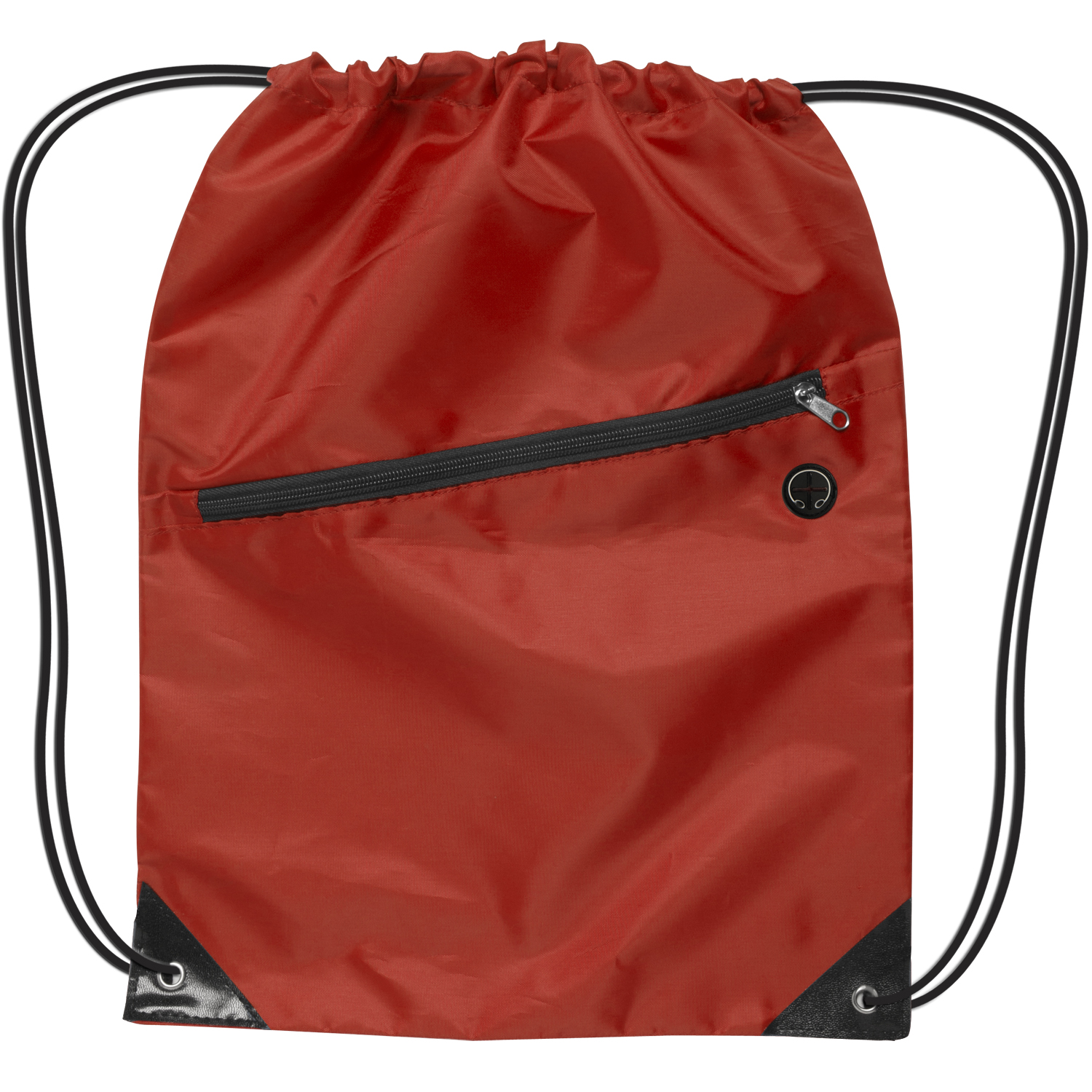 Drawstring Backpack w/ Zipper 1