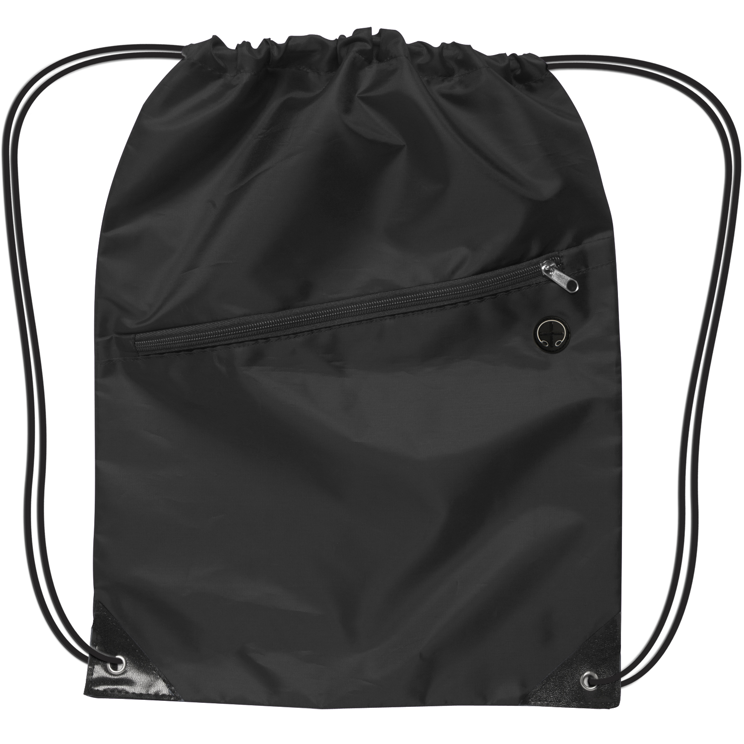 Drawstring Backpack w/ Zipper 1