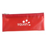 Frosted Pencil Pouch - Frost Red Frosted Pencil Pouch - Frost Red