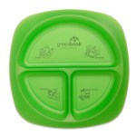 Children's Portion Plate - Translucent Lime Green Children's Portion Plate - Translucent Lime Green