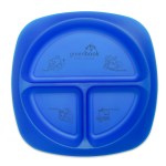 Children's Portion Plate - Translucent Blue Children's Portion Plate - Translucent Blue