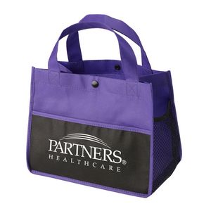Mini Snap Non-Woven Lunch Tote Bag 1