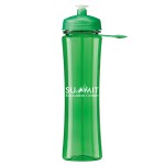 24 Oz. PolySure™ Exertion Sports Water Bottle w/ Grip - Translucent Green 24 Oz. PolySure™ Exertion Sports Water Bottle w/ Grip - Translucent Green