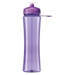 24 Oz. PolySure™ Exertion Sports Water Bottle w/ Grip - Purple 24 Oz. PolySure™ Exertion Sports Water Bottle w/ Grip - Purple