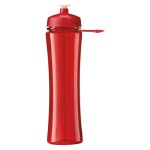 24 Oz. PolySure™ Exertion Sports Water Bottle w/ Grip - Red 24 Oz. PolySure™ Exertion Sports Water Bottle w/ Grip - Red