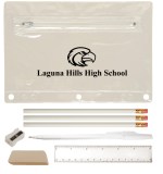 Academic School Kit-Blank Contents - Clear Academic School Kit-Blank Contents - Clear