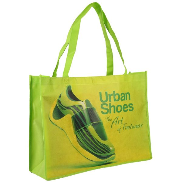 Sublimated Large Non-Woven Shopping Tote Bag 1