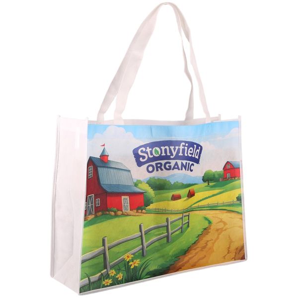 Sublimated Large Non-Woven Shopping Tote Bag 1