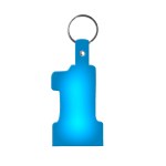 #1 Flexible Key Tag - Translucent Blue #1 Flexible Key Tag - Translucent Blue